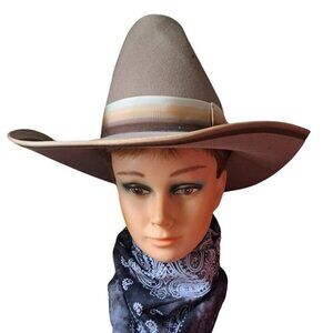 American Hat Company Houston Maxi-Felt Wool tan neutral Cowboy Hat western 6 3/4